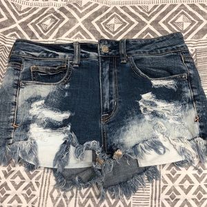 High waisted American Eagle jean shorts!